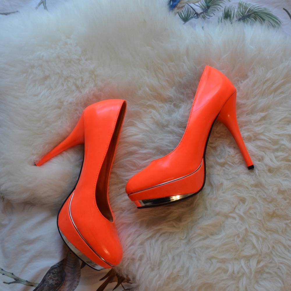 Orange Stilettos